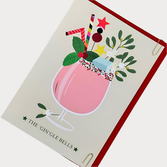 Cocktail Party Christmas Card / Gingle Bells