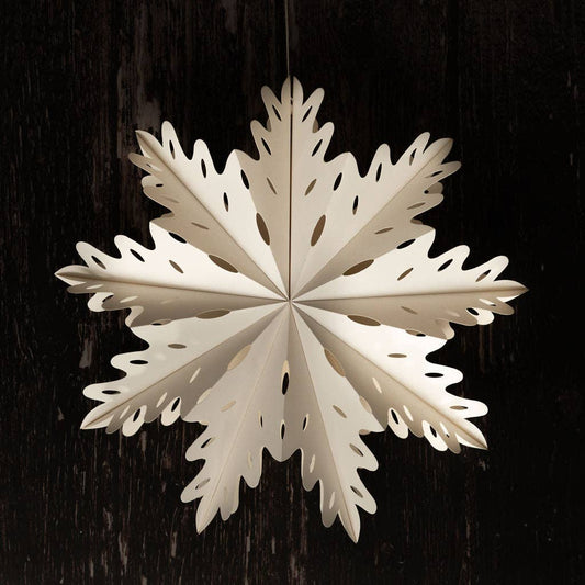 Bellflower Snowflake Paper Wall Hanging Decoration - 50cm