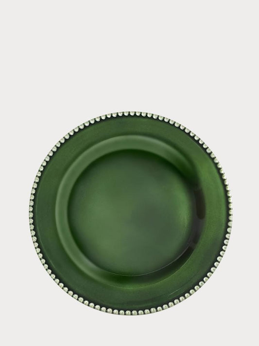 Green Bobble Plate / Dinner