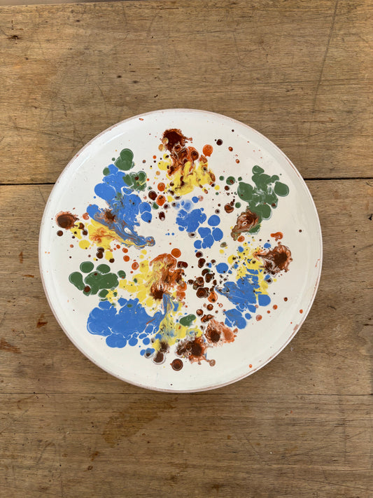 Horezu Serving Plate / Splatter