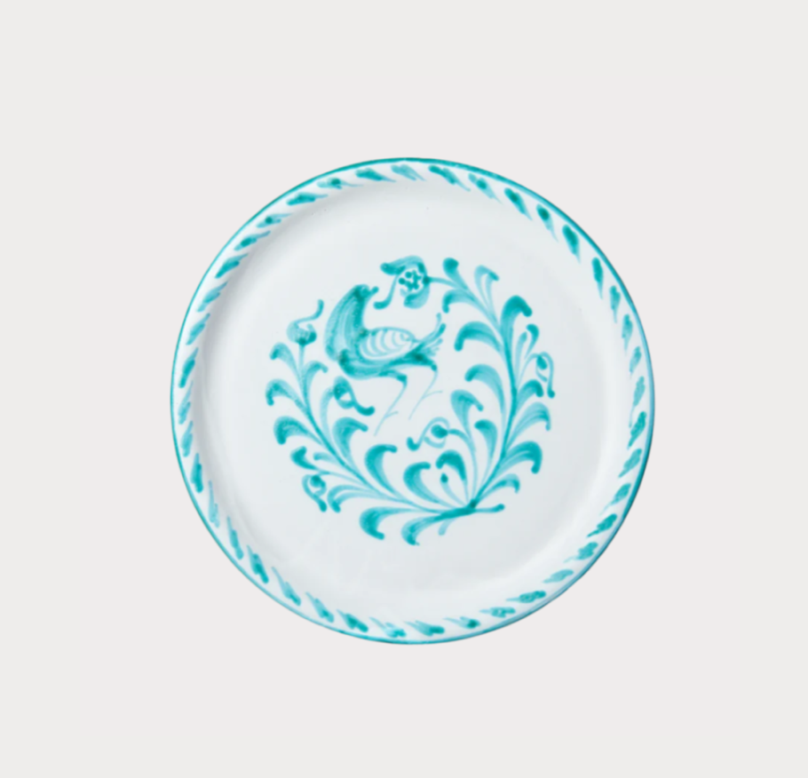 Traditional Side Plate / Turquoise