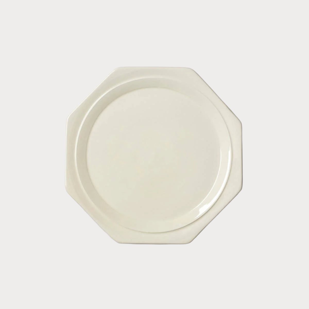 Creamware Octagonal Plate